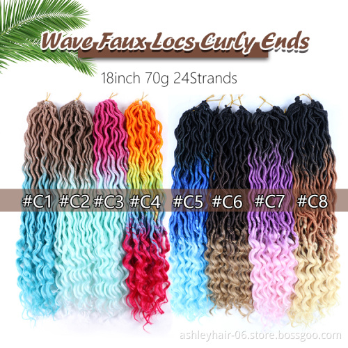 Julianna Loc Wavy Gypsy Goddess Locs Hair With Curly Ends Suppliers Burgundy Cheap #30 Crochet Braids Hair Wavy Gypsy Locs